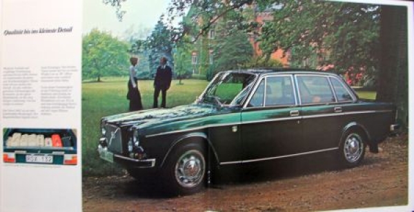 Volvo 164 E Modelprogram 1972 Carbrochure (6945)